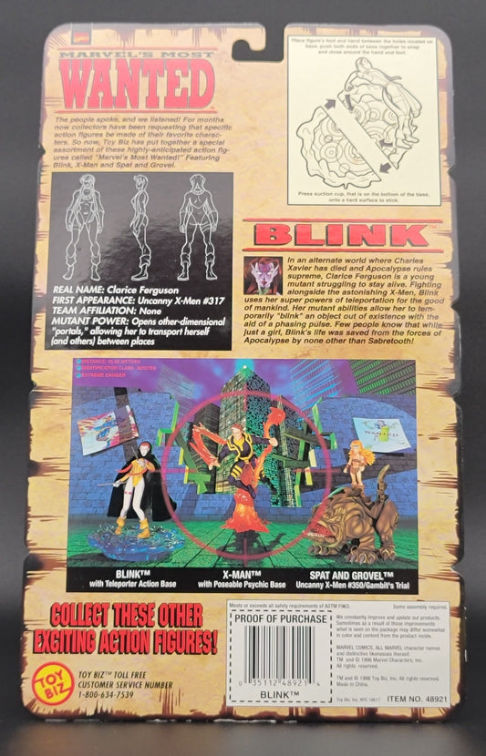 Blink Marvel's Most Wanted collectors edition 1998 Toybiz