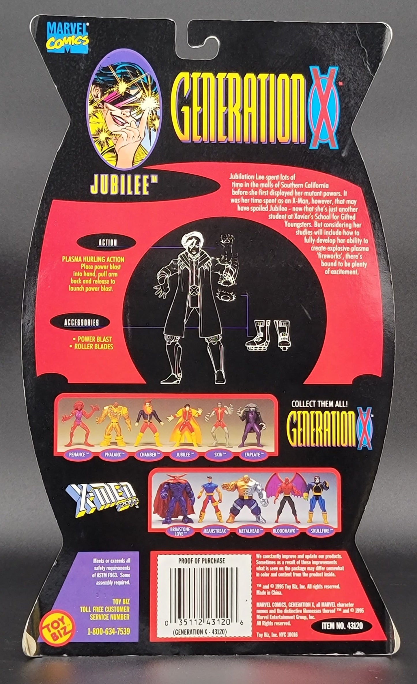 Jubilee Generation-X 1995 Toybiz