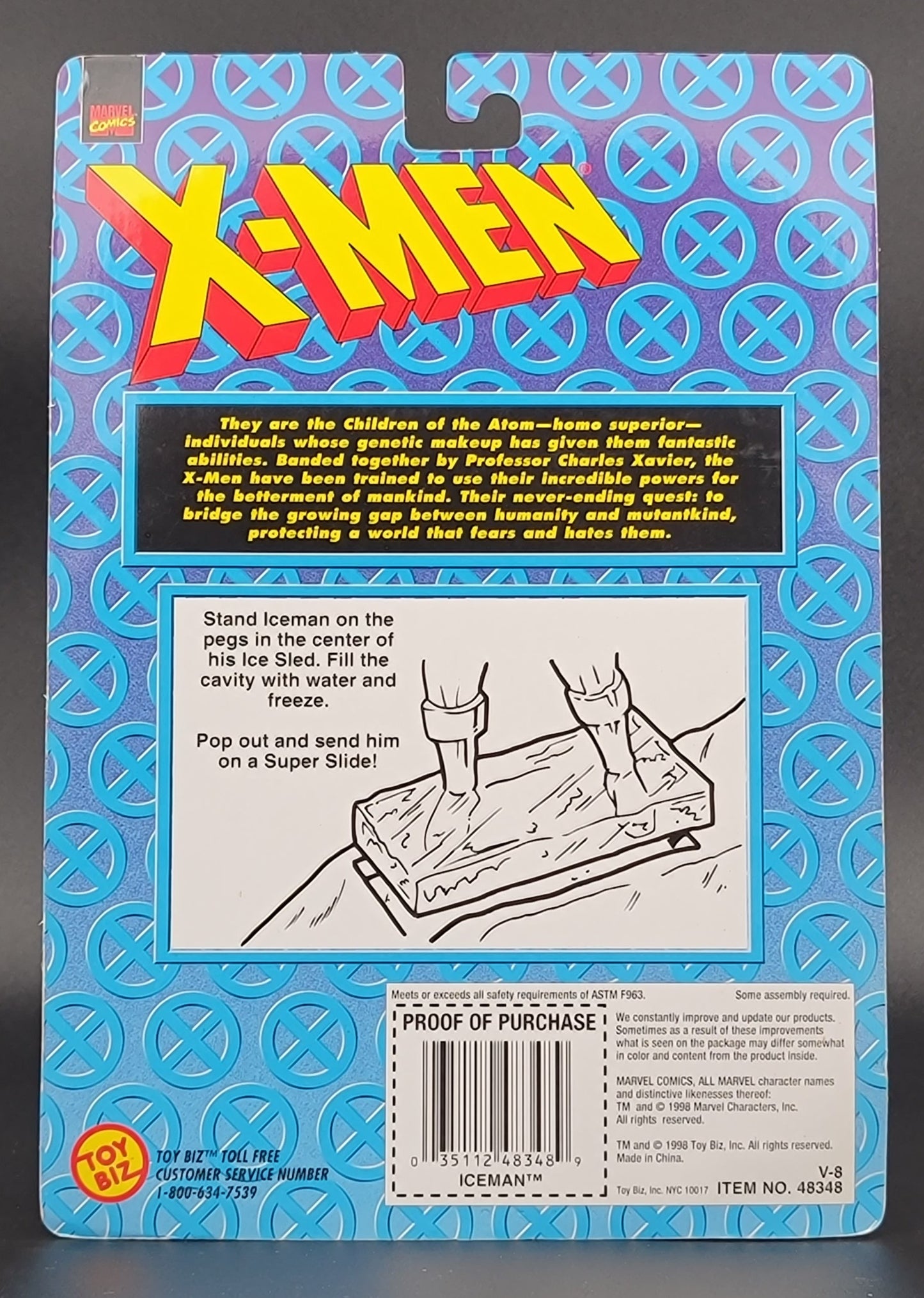 Iceman X-Men 1998 Toybiz