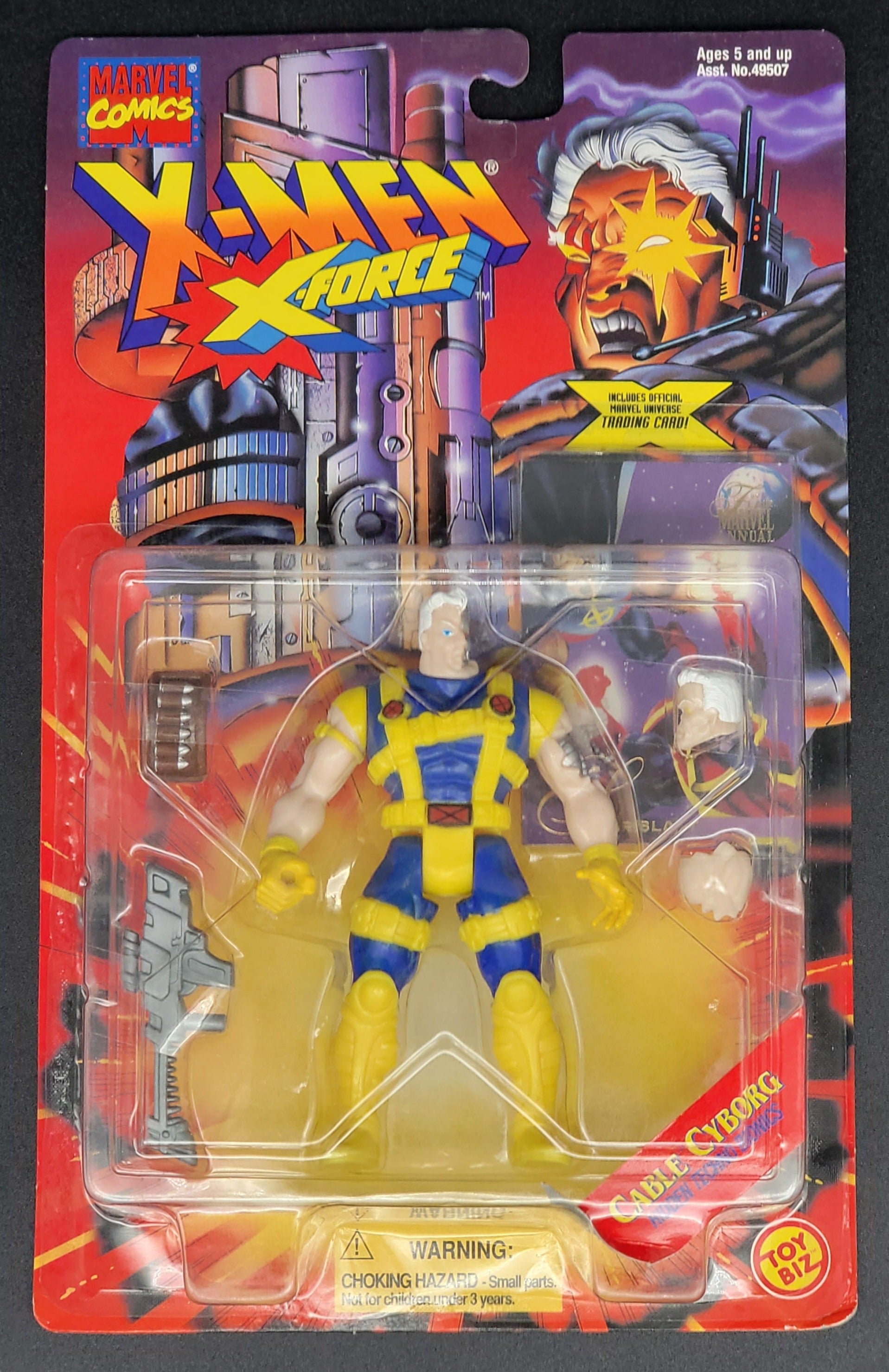 Cable Cyborg Toybiz X-Men/X-Force Figure 1995