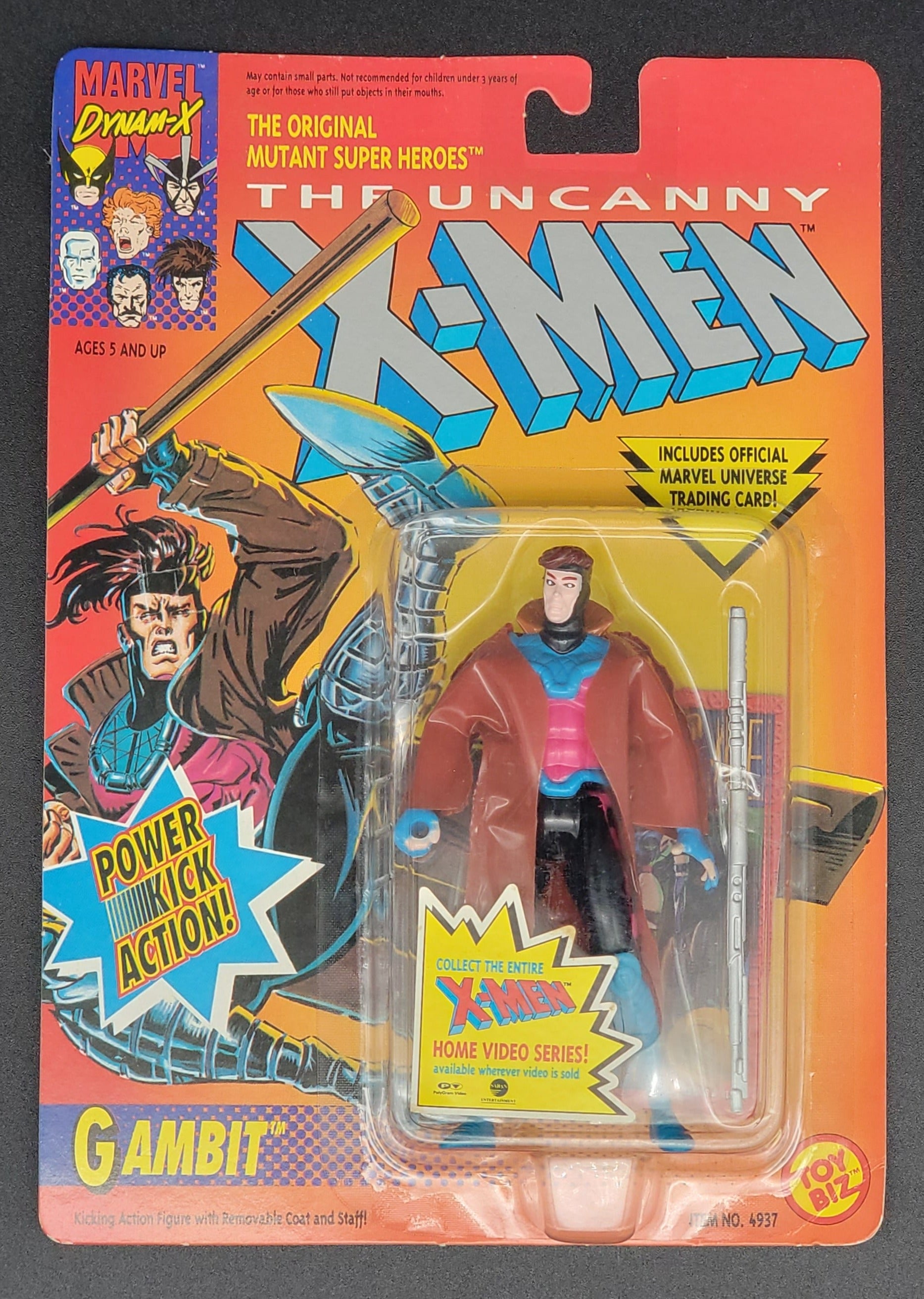 Gambit Toybiz X-Men Figure 1992