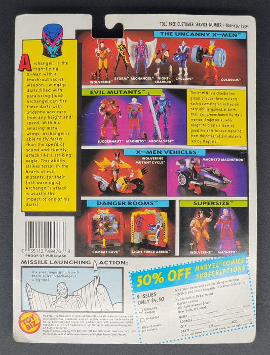 Archangel Toybiz X-Men Figure (White variant) 1991