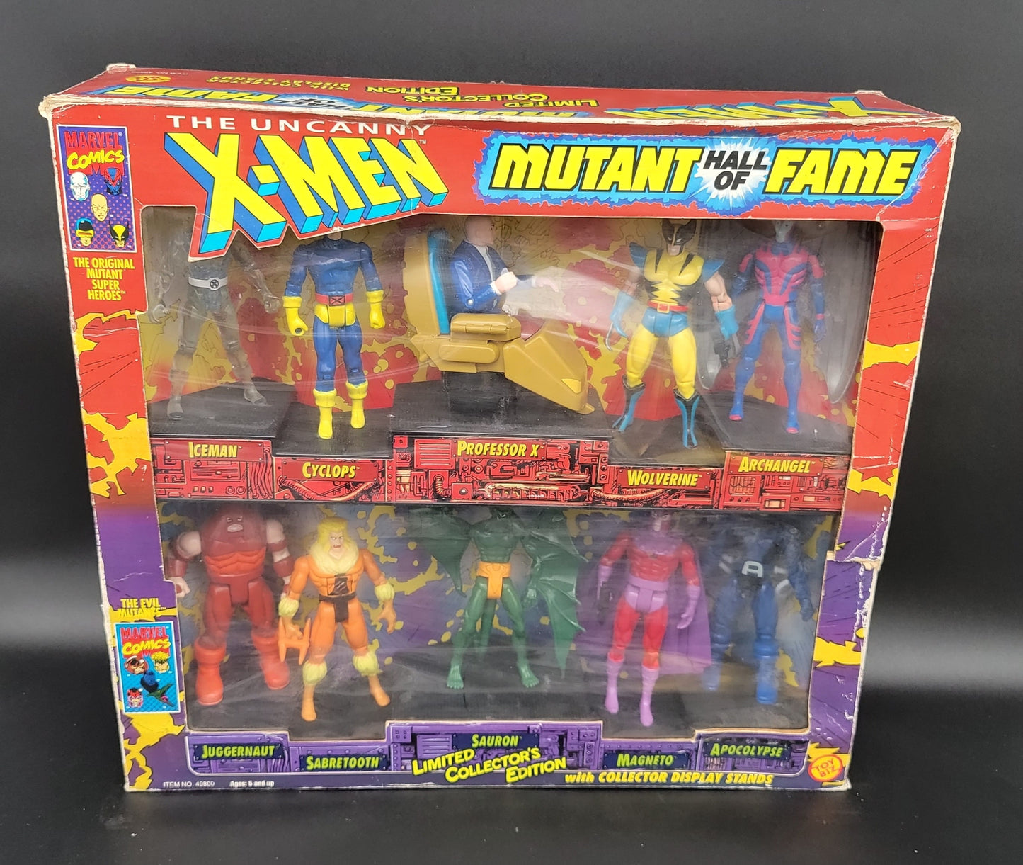 Mutant Hall of Fame Uncanny X-Men (Open) X-Men Action Figure Set Toybiz 1993