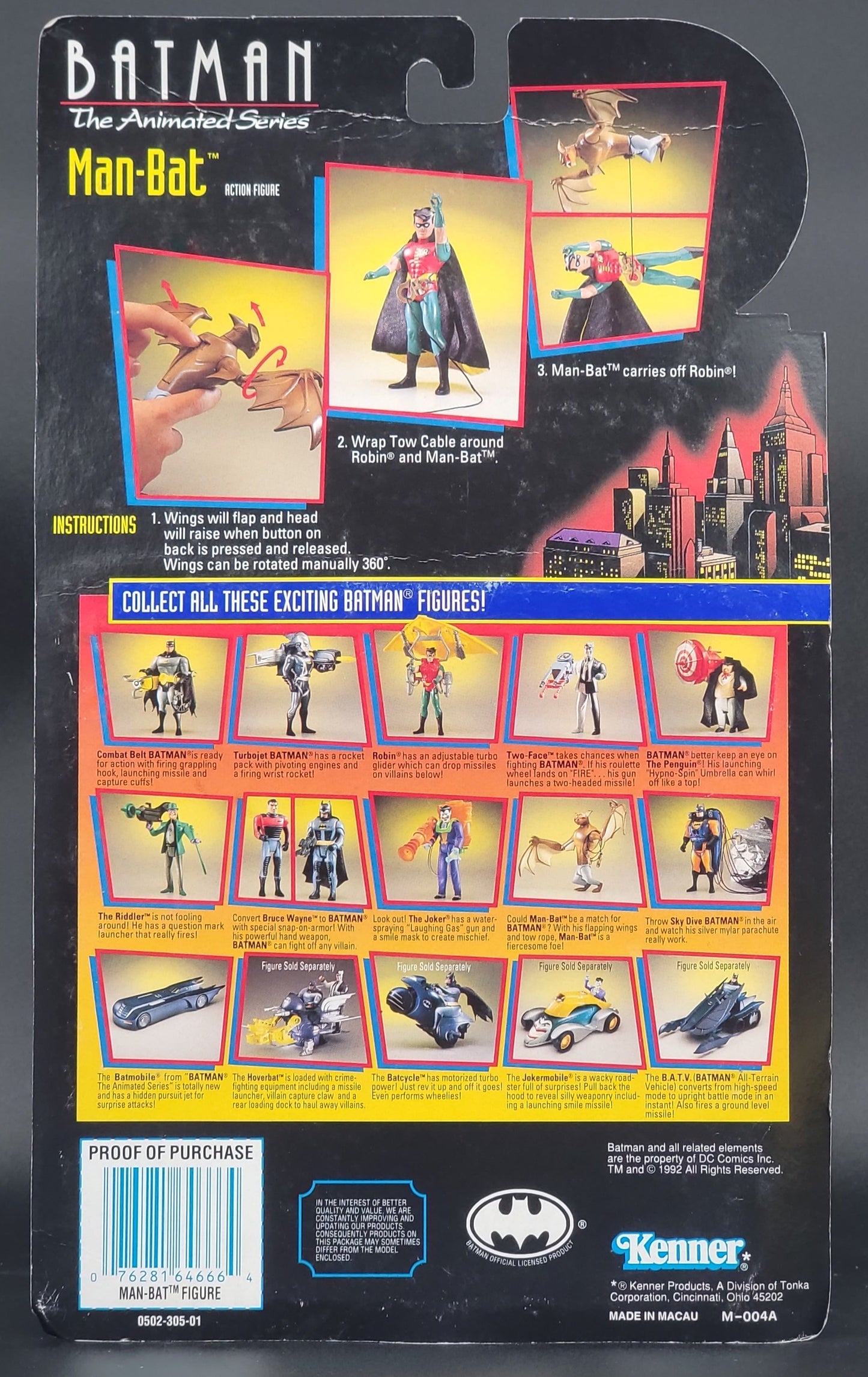 Man-Bat Batman: The Animated Series Action Figure Kenner
