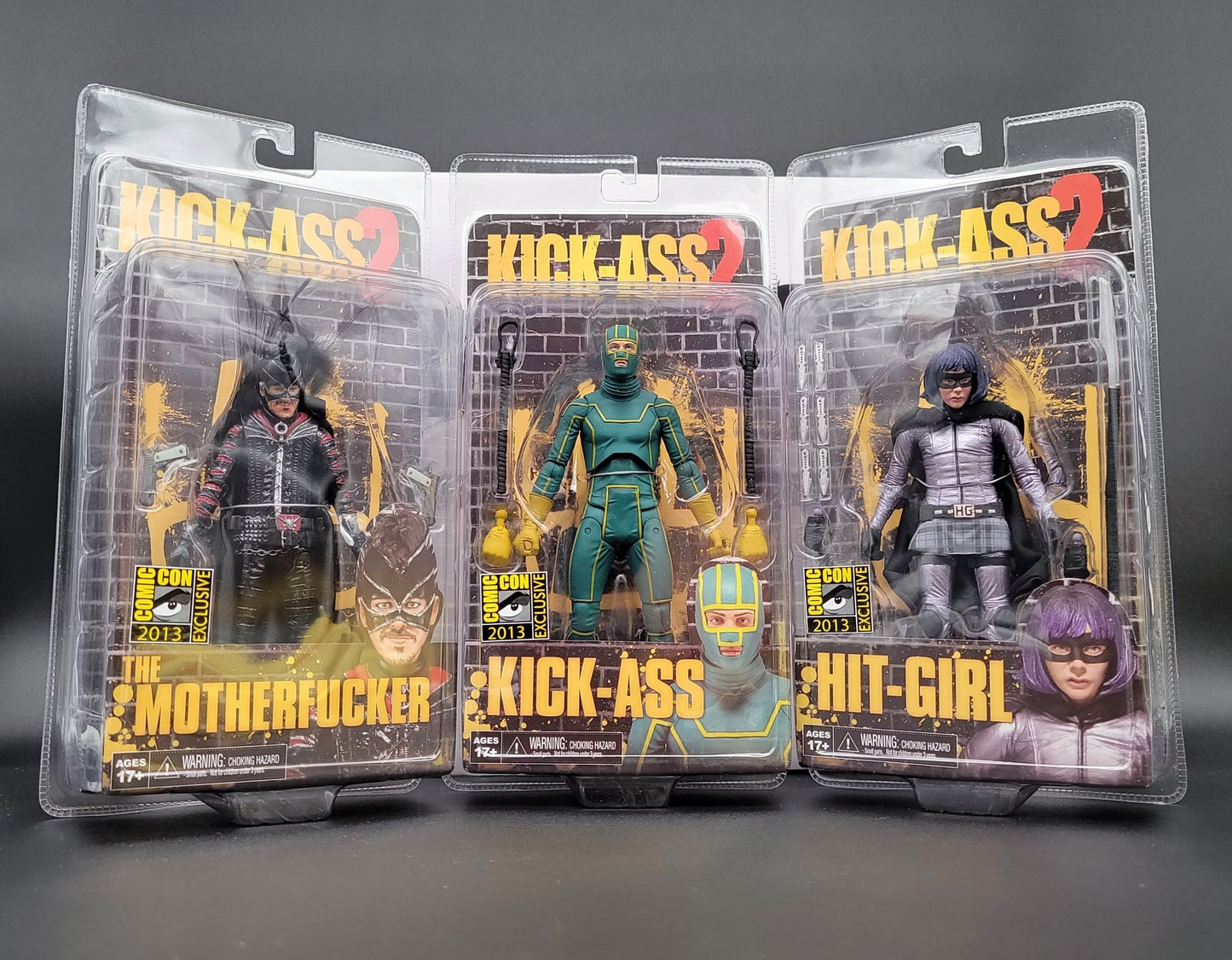 Kick-Ass 2 Series 1 Uncensored Set NECA CC2013 Exclusive Action Figures