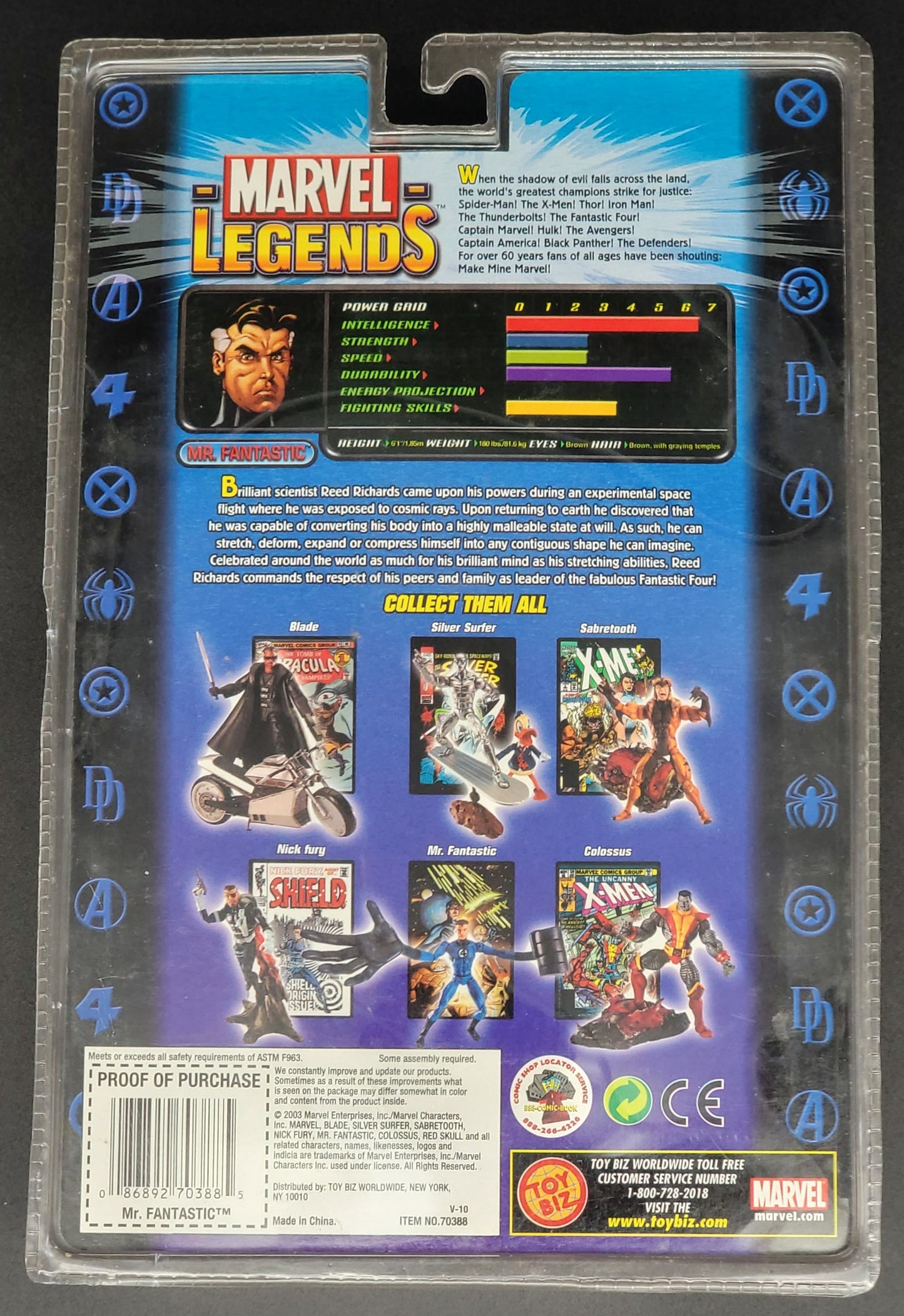 Mr. Fantastic Marvel Legends series 5 (Open)