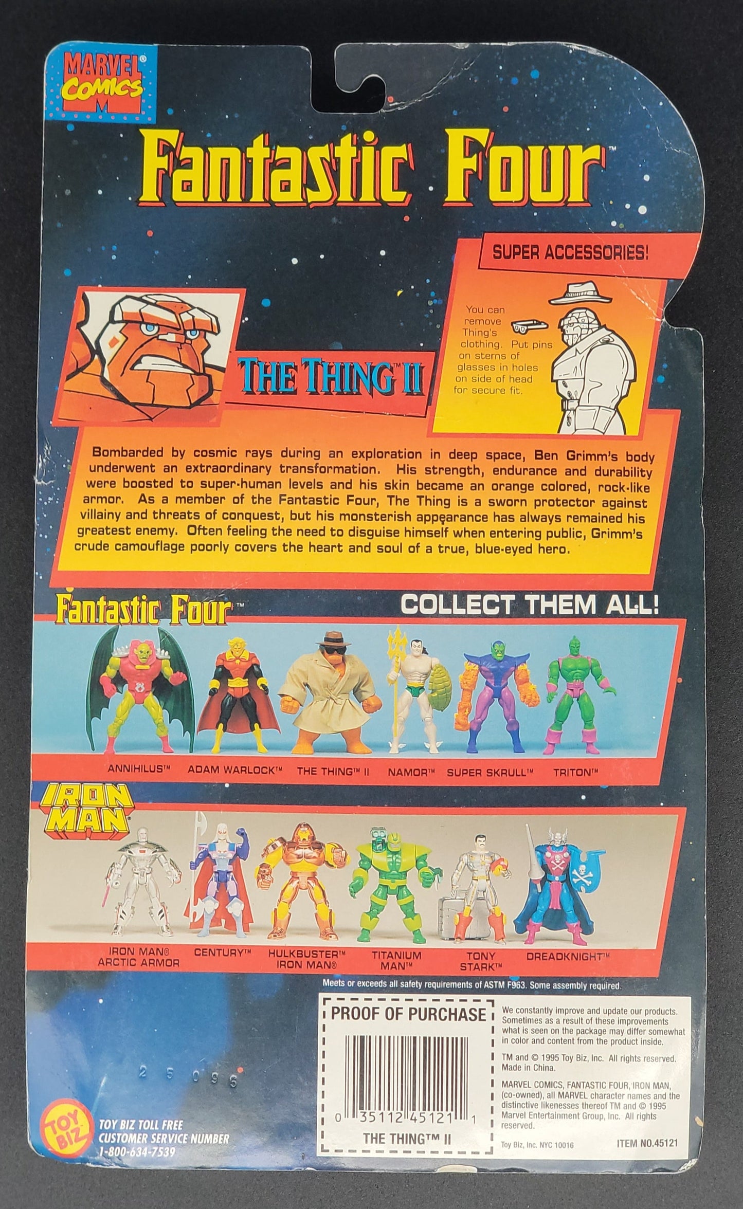 Thing 2 1995 Toybiz Fantastic Four