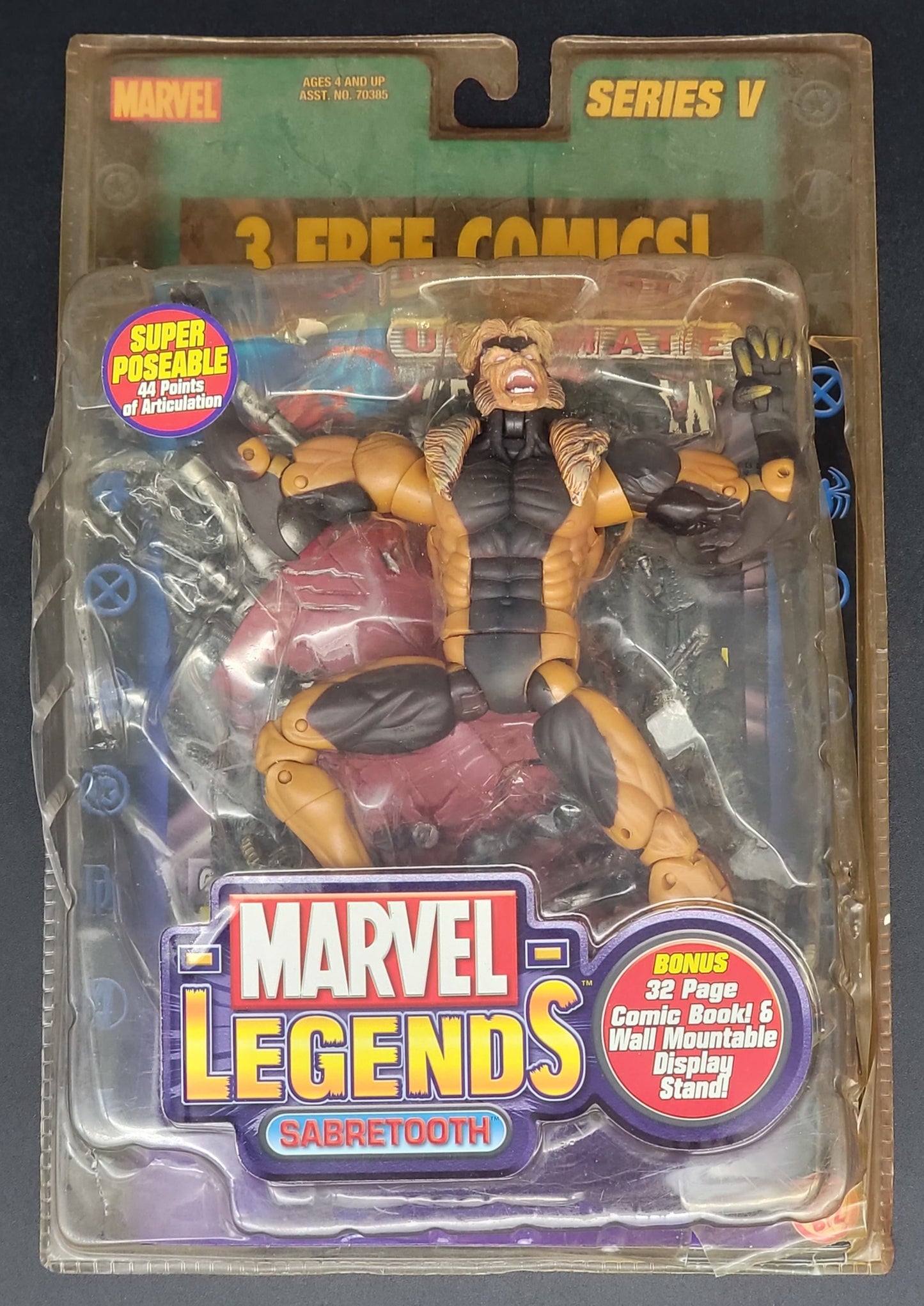 Sabretooth Marvel Legends series 5 Toybiz (Open)