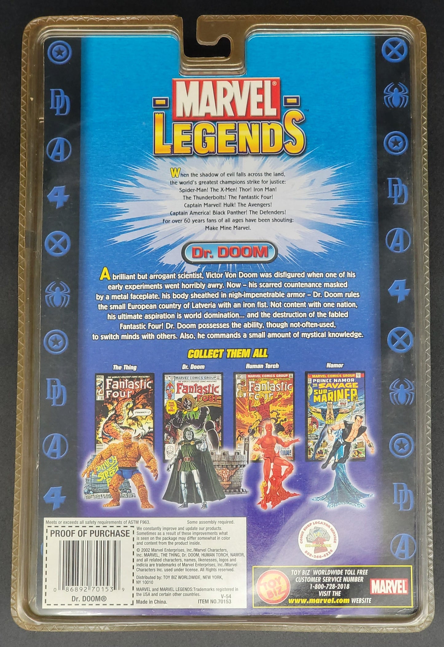 Dr. Doom Marvel Legends series 2 (Open)