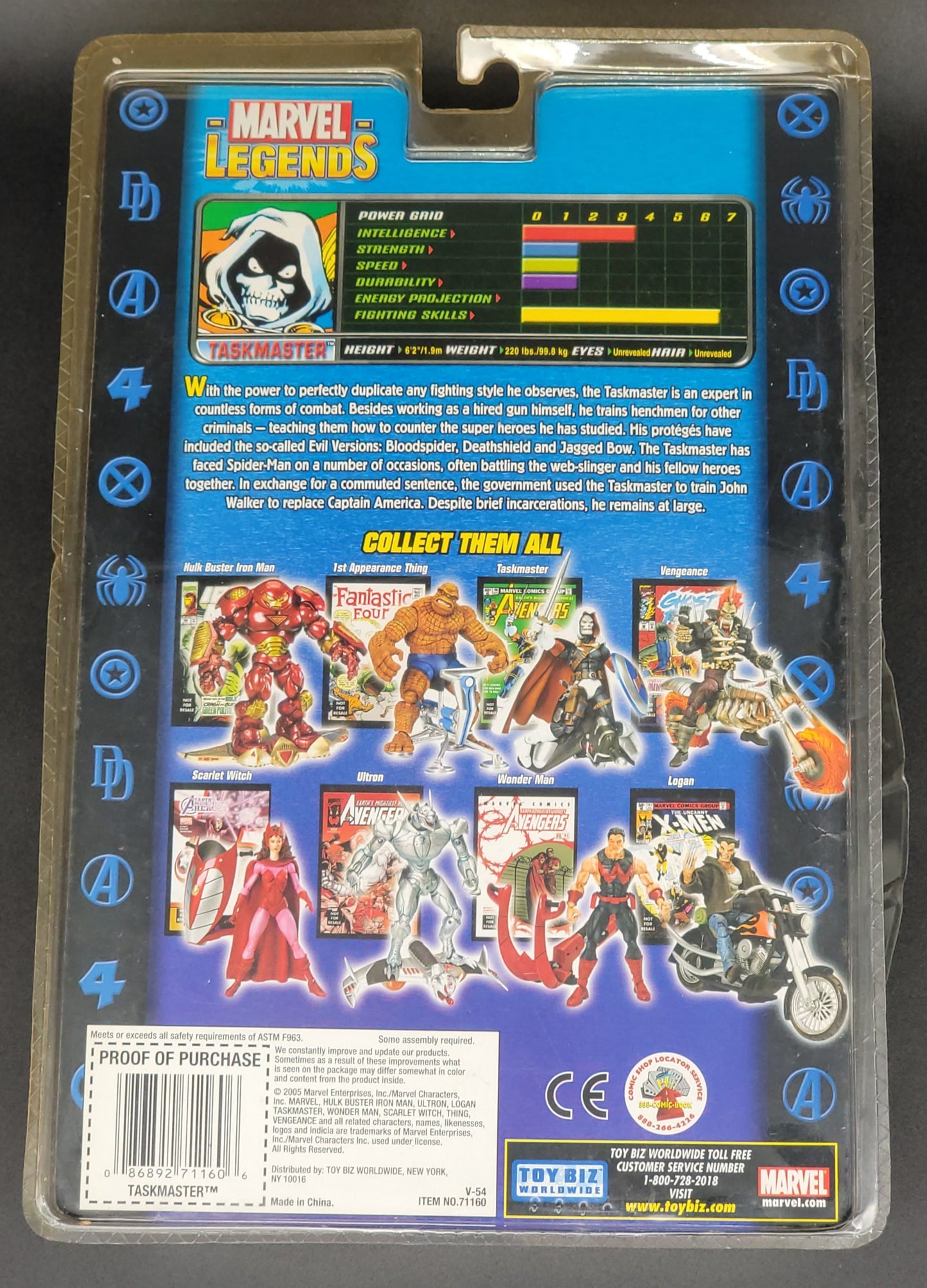 Taskmaster Marvel Legends Legendary Rider series (Open)