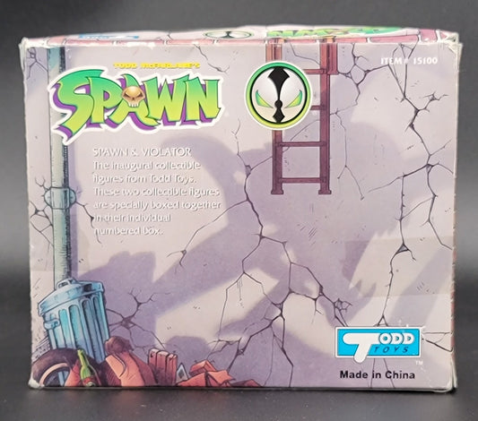 Spawn vs Violator Collectible Figure (damaged/repairable) numbered 4174