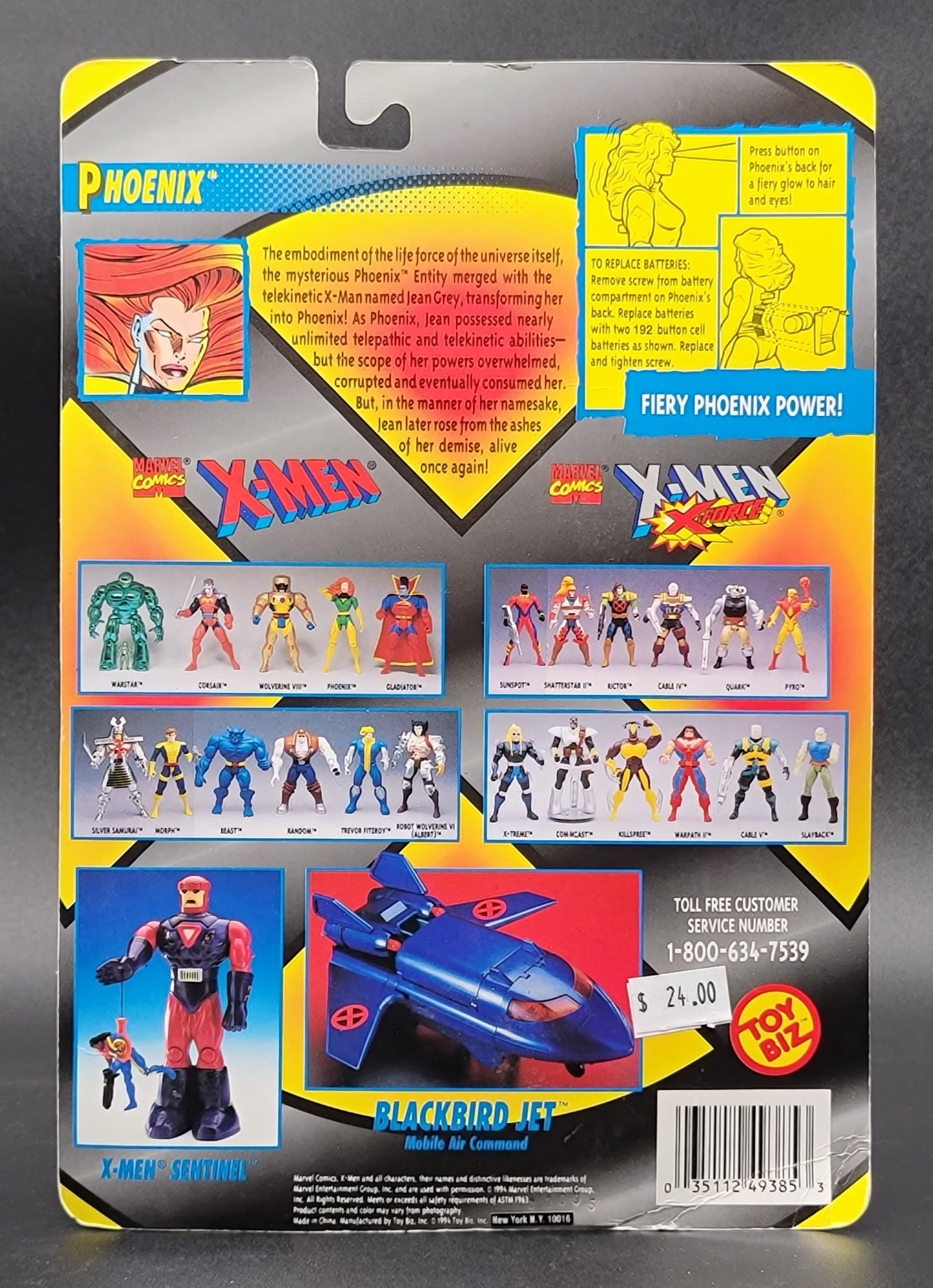 Phoenix X-Men Action Figure Toybiz 1994