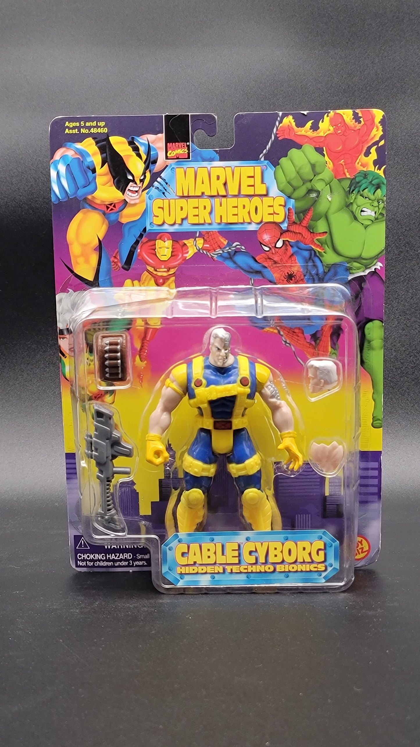 Cable Cyborg Marvel Superheroes Toybiz 1997