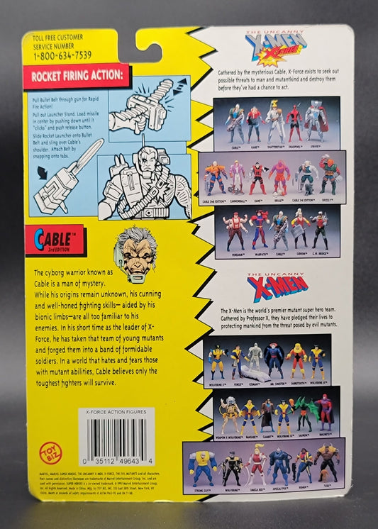 Cable 3rd ed X-Men X-Force 1993 Toybiz