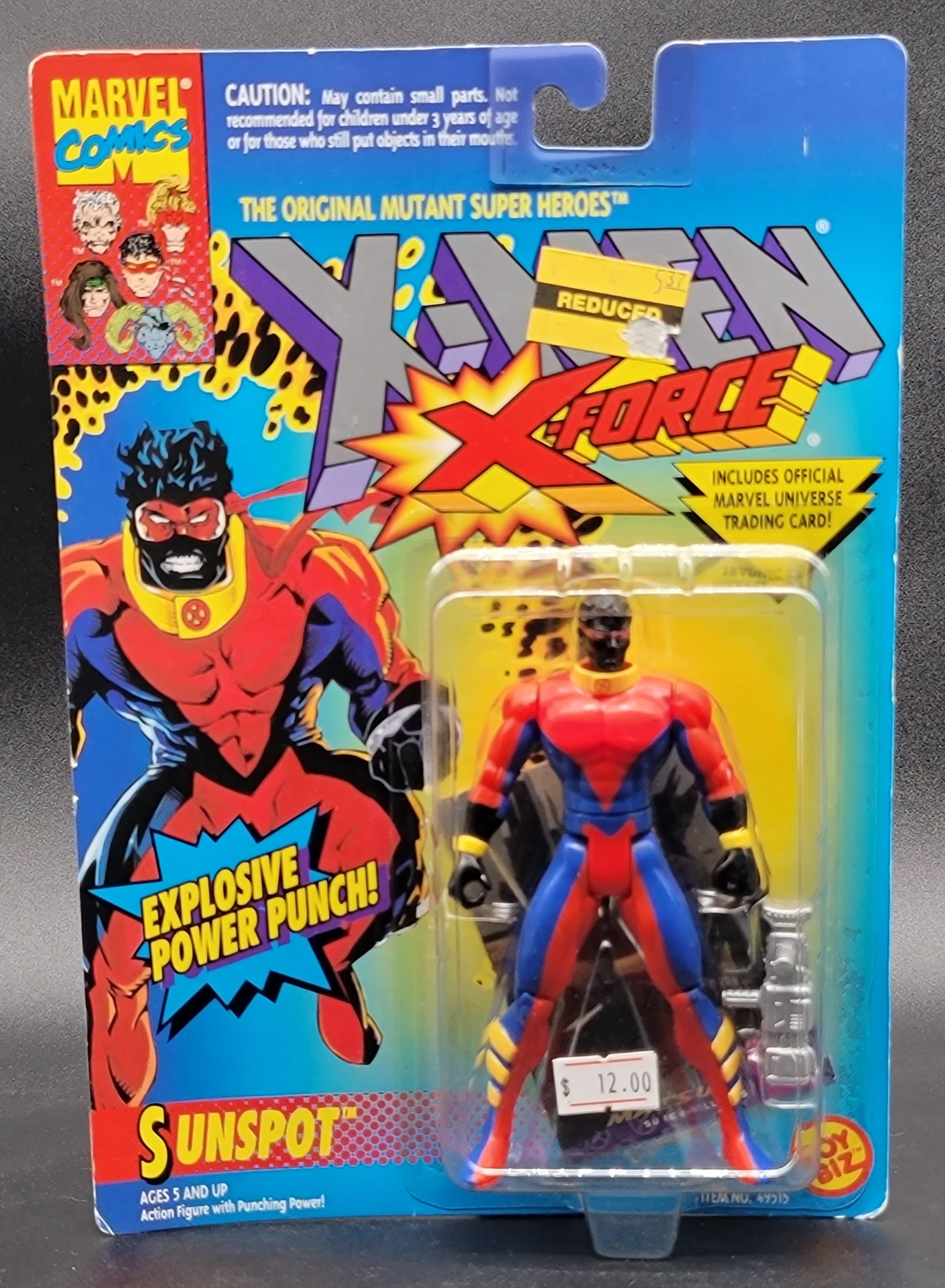 Sunspot X-Men: X-Force Action Figure Toybiz 1994