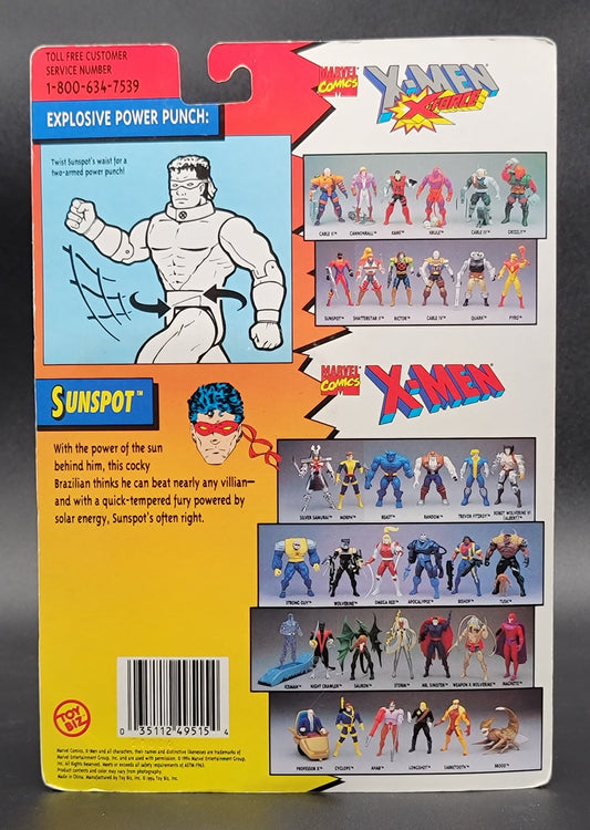 Sunspot Toybiz X-Men Figure 1994
