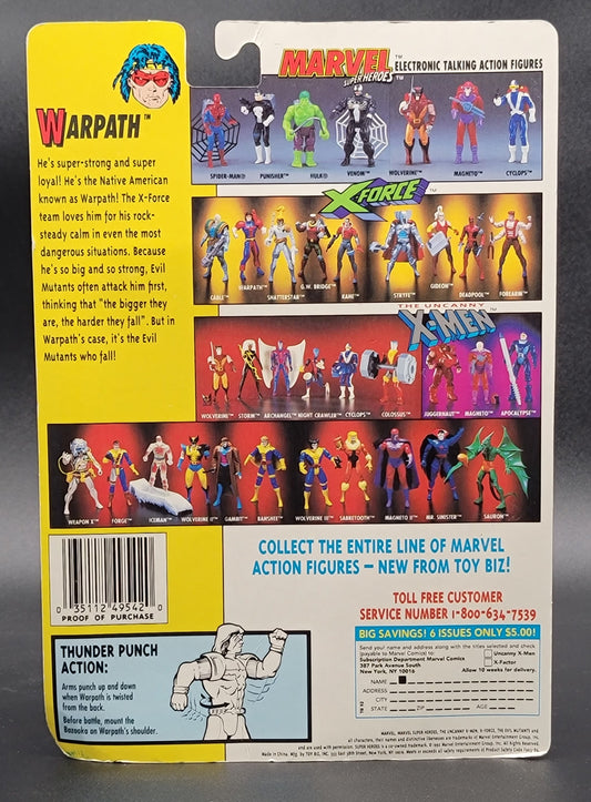 Warpath X-Men: X-Force Action Figure Toybiz 1992