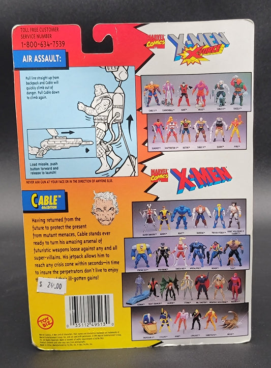 Cable (4th Edition) X-Men: X-Force Action Figure Toybiz 1994