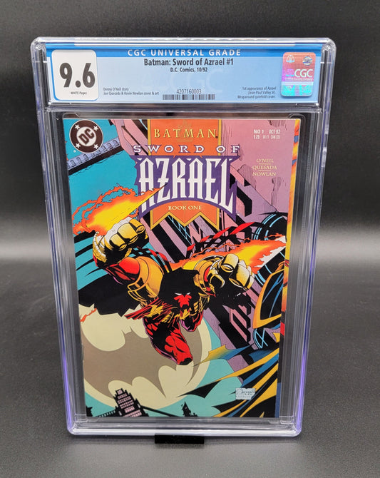 Batman: Sword of Azrael #1 1992 CGC 9.6