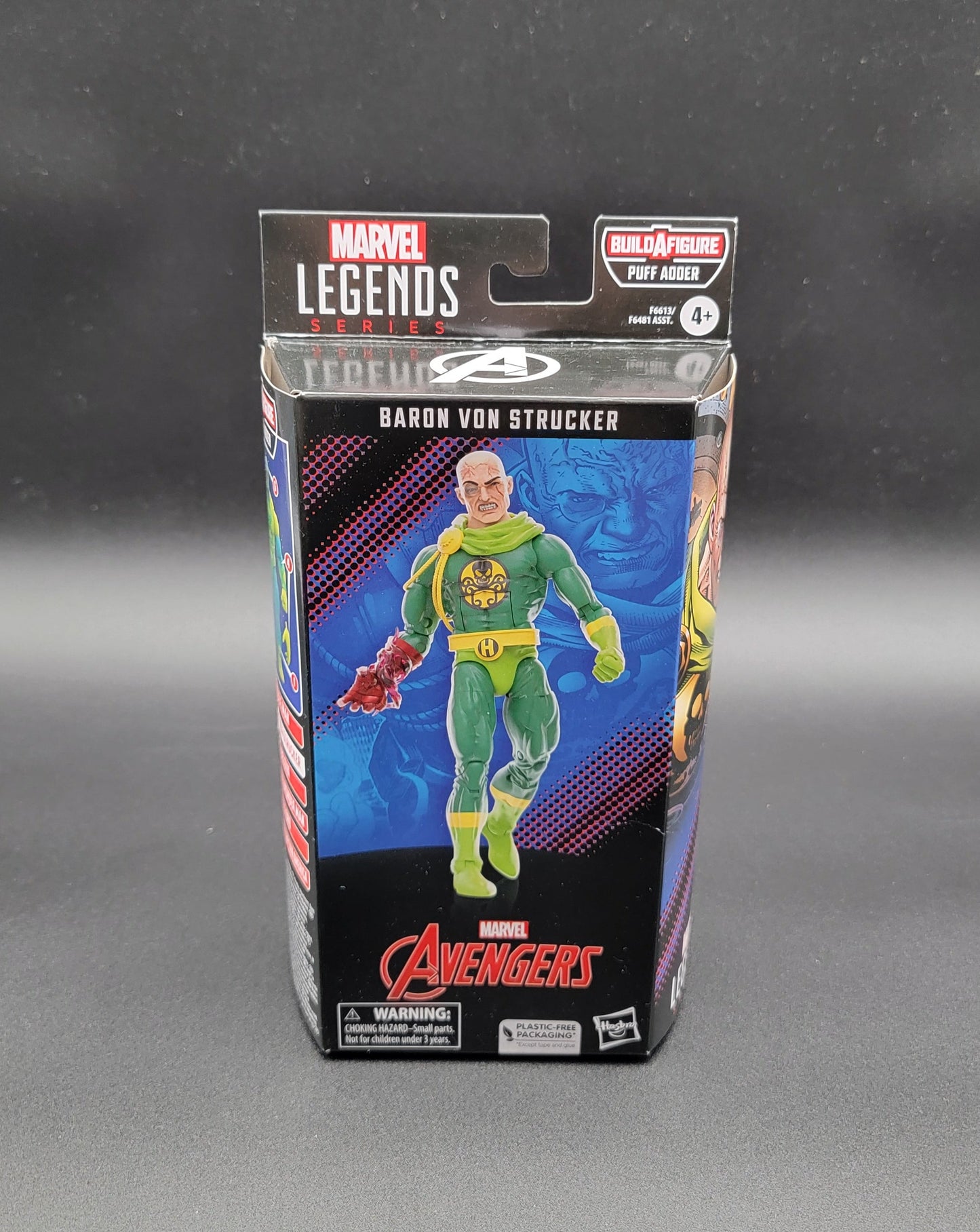 Baron Von Strucker Marvel Legends BAF Puff Adder Action Figure Hasbro 2023