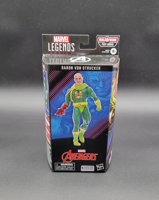 Baron Von Strucker Marvel Legends Avengers BAF Puff Adder