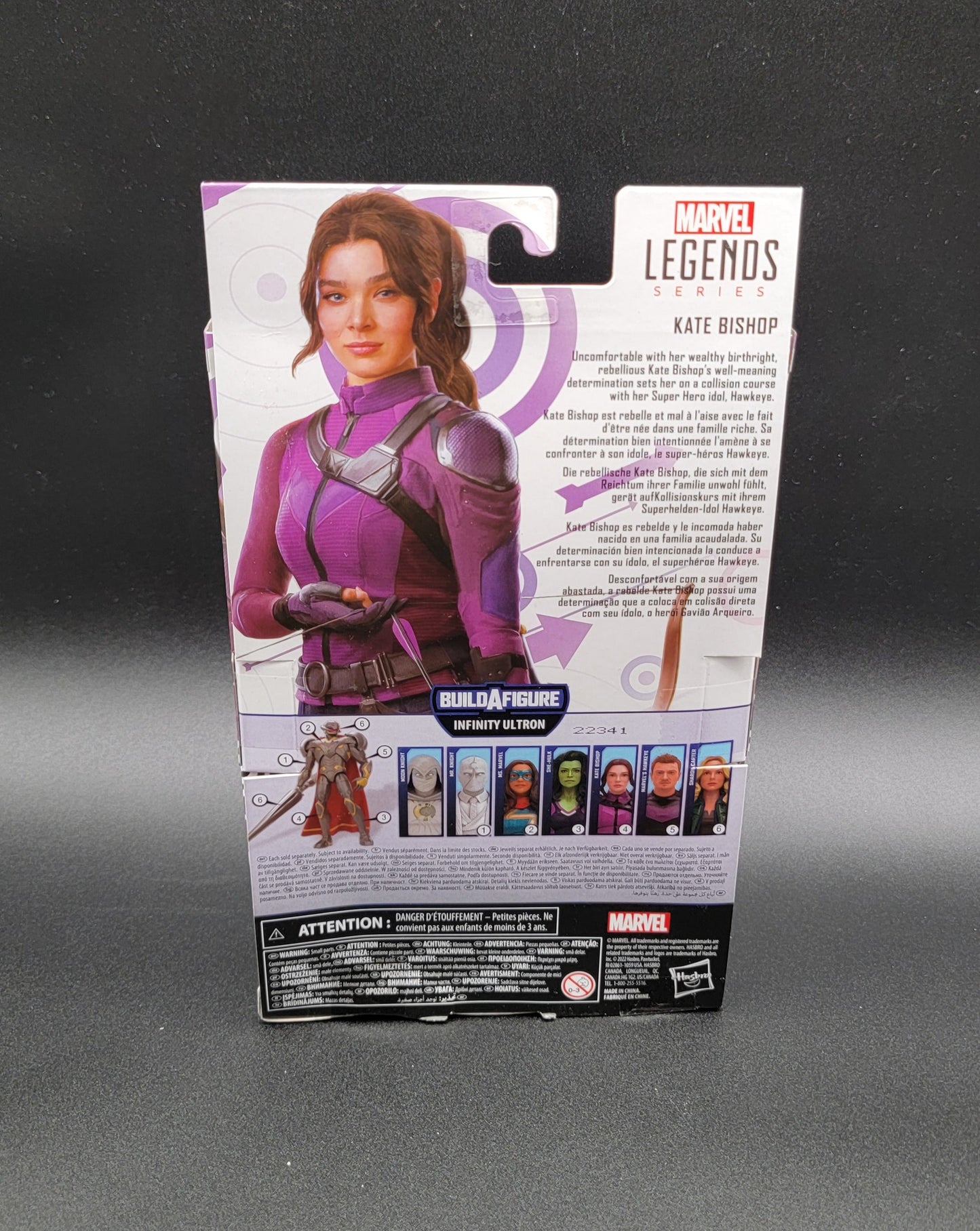 Kate Bishop Marvel Legends Marvel Studios Hawkeye BAF Infinity Ultron