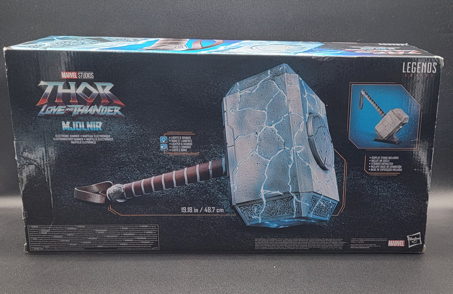 Mjolnir Hasbro Marvel legends Thor Love and Thunder Costume/Cosplay Accessory