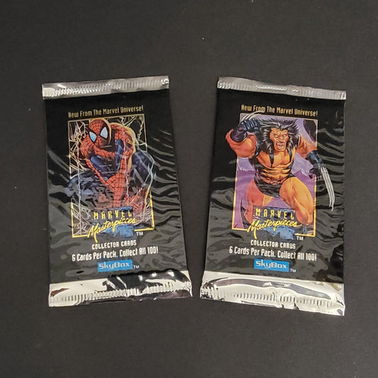 1992 Marvel Masterpieces sealed packs