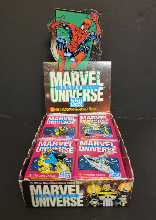 1992 SkyBox Marvel Universe series 3 sealed packs