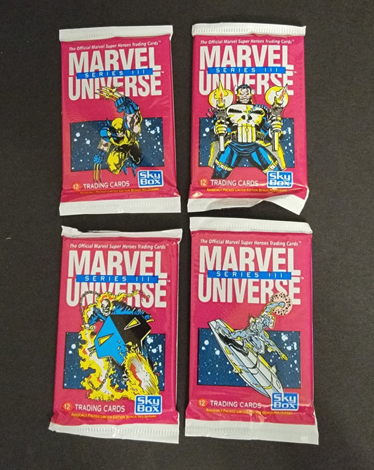 1992 SkyBox Marvel Universe series 3 sealed packs