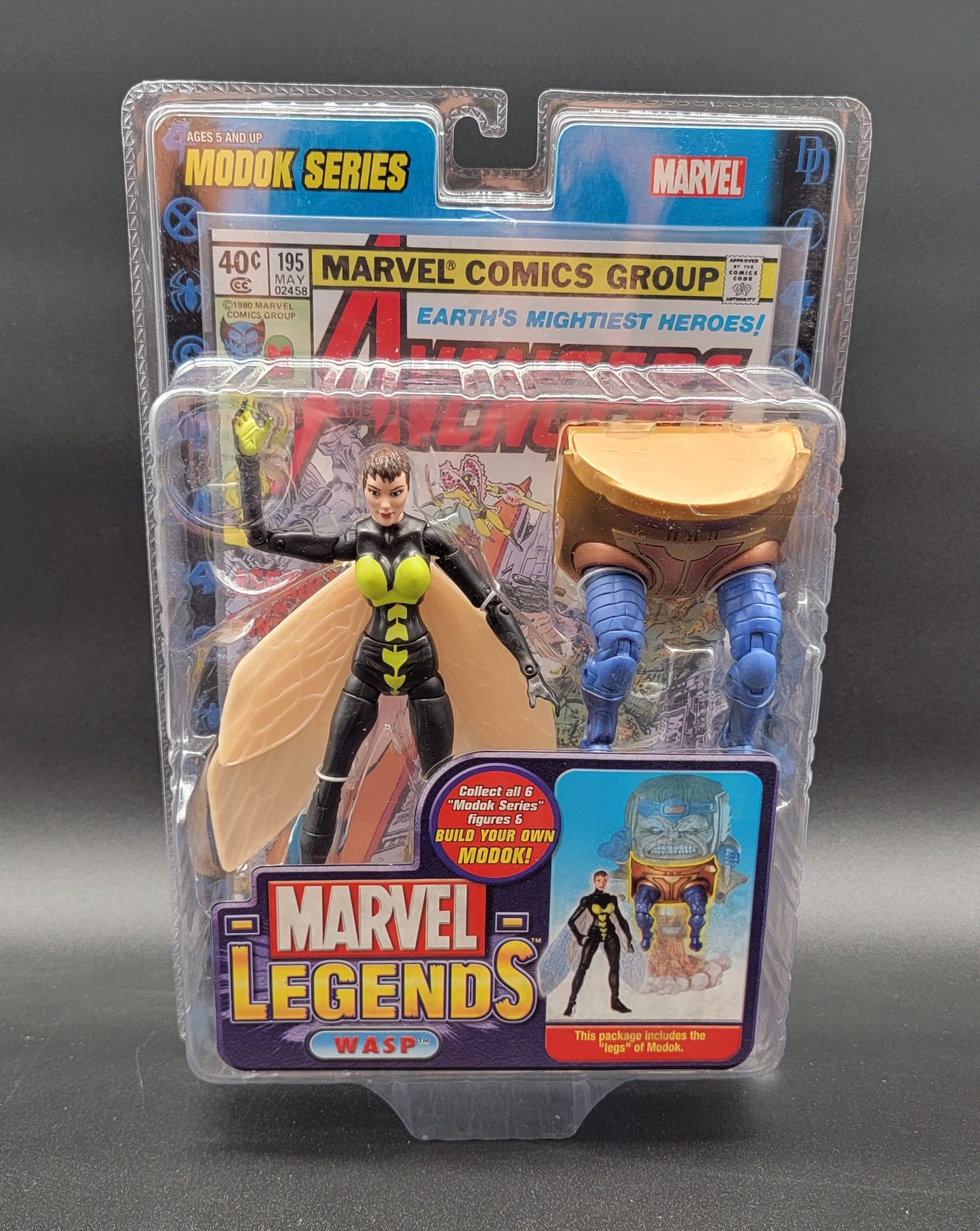 Wasp Marvel Legends M.O.D.O.K. Series Action Figure Toybiz 2006