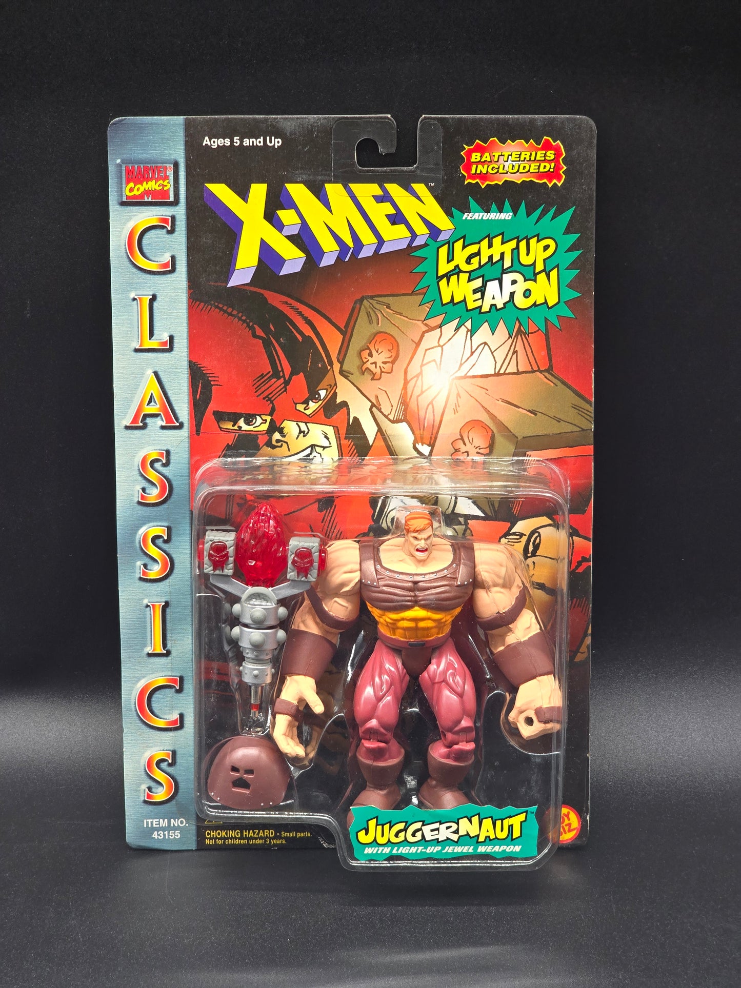 Juggernaut X-Men Lightups Classics (Standard color variant) 1996 Toybiz