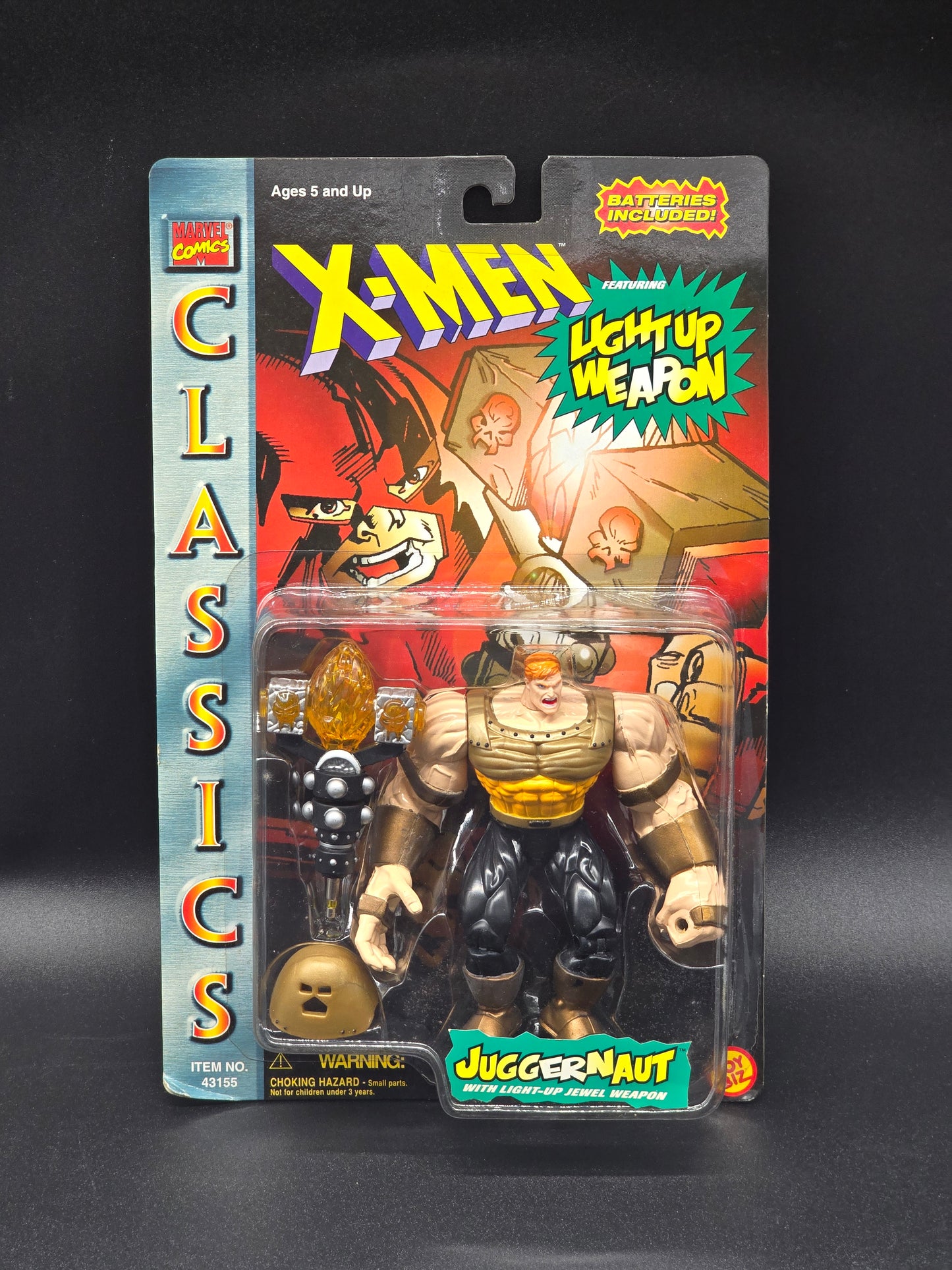 Juggernaut X-Men Lightups Classics (Black & Bronze color variant) 1996 Toybiz