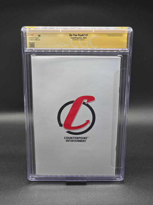 Do You Pooh? #1 2023 CGC SS 10 (Poohdalorian variant cover D) signed Marat Mychaels and Dietrich Smith