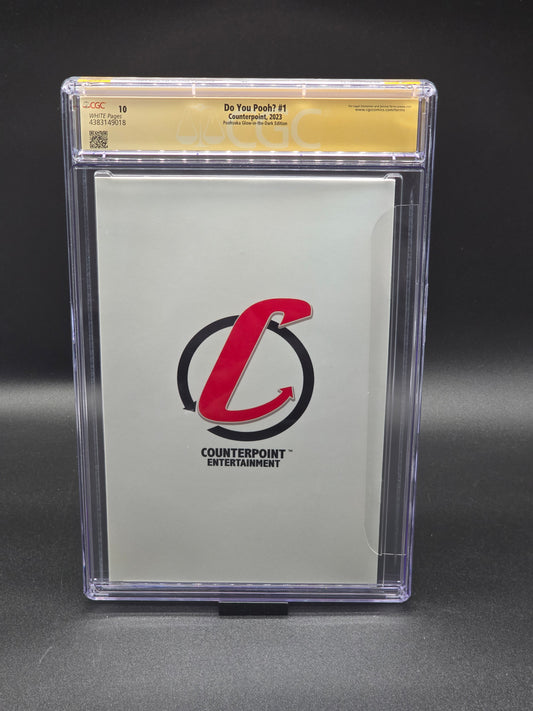 Do You Pooh? #1 2023 CGC SS 10 (Poohsoka Glow-in-the-Dark Ed) signed Marat Mychaels and Dietrich Smith