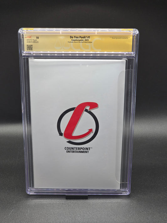 Do You Pooh? #1 2023 CGC SS 10 (Poohsoka Glow-in-the-Dark Metal Ed) signed Marat Mychaels and Dietrich Smith