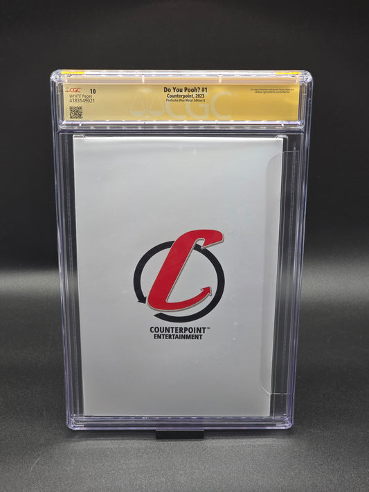 Do You Pooh? #1 2023 CGC SS 10 (Poohsoka Blue Metal Ed B) signed Marat Mychaels and Dietrich Smith