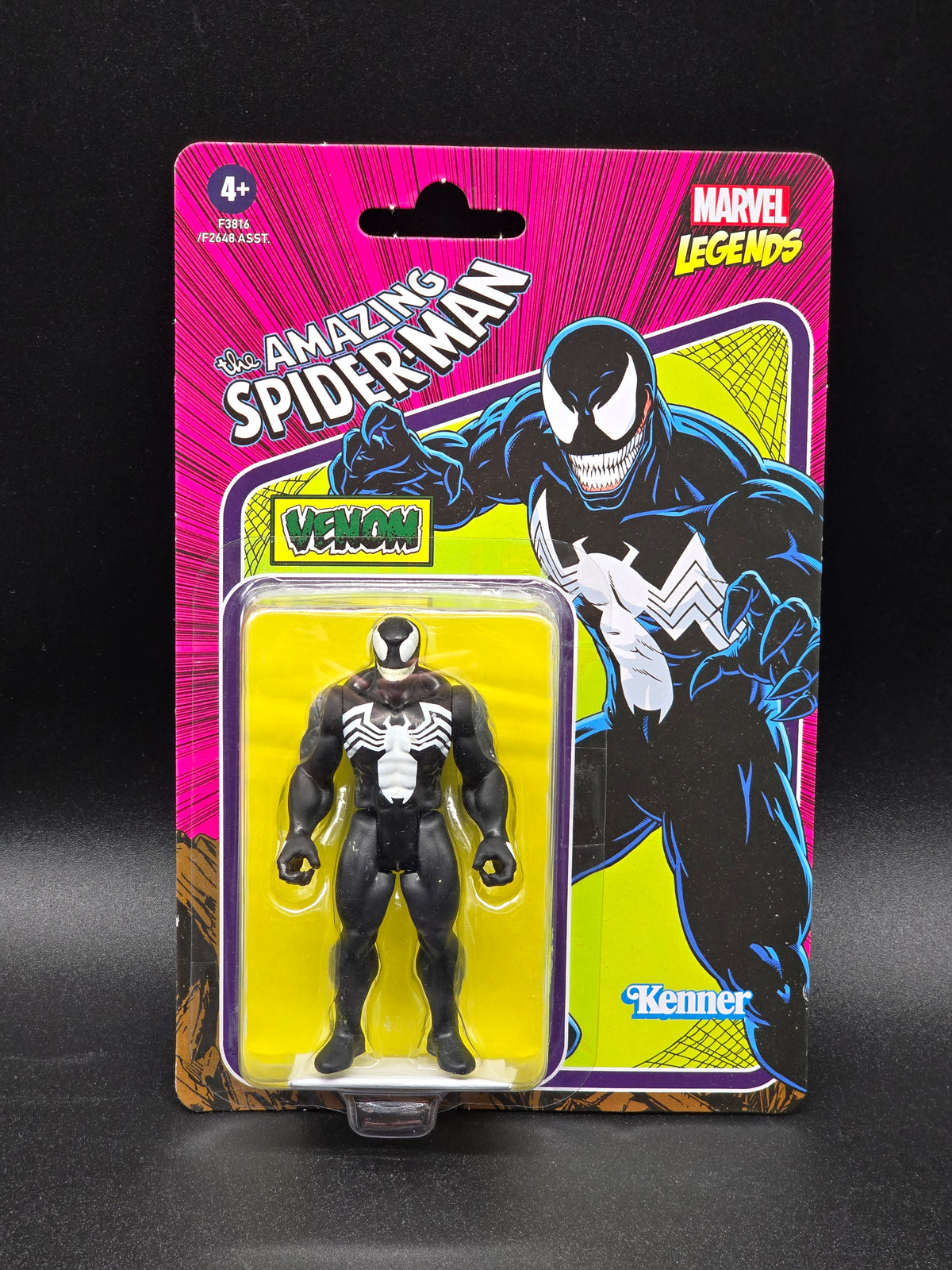 Venom Marvel Legends: Retro 3.75 in. Action Figure Hasbro 2022