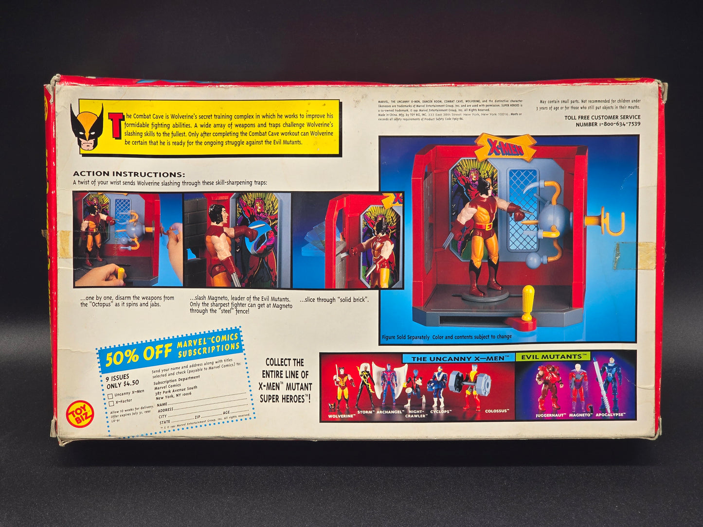 Wolverine Combat Cave Uncanny X-Men Danger Room Playset