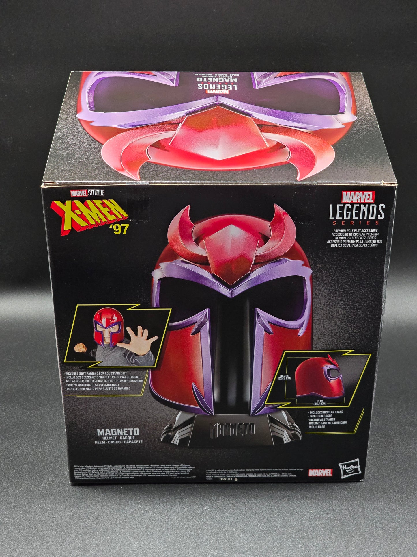 Magneto X-Men '97 Marvel Legends Premium Roleplay Helmet Costume/Cosplay Accessory