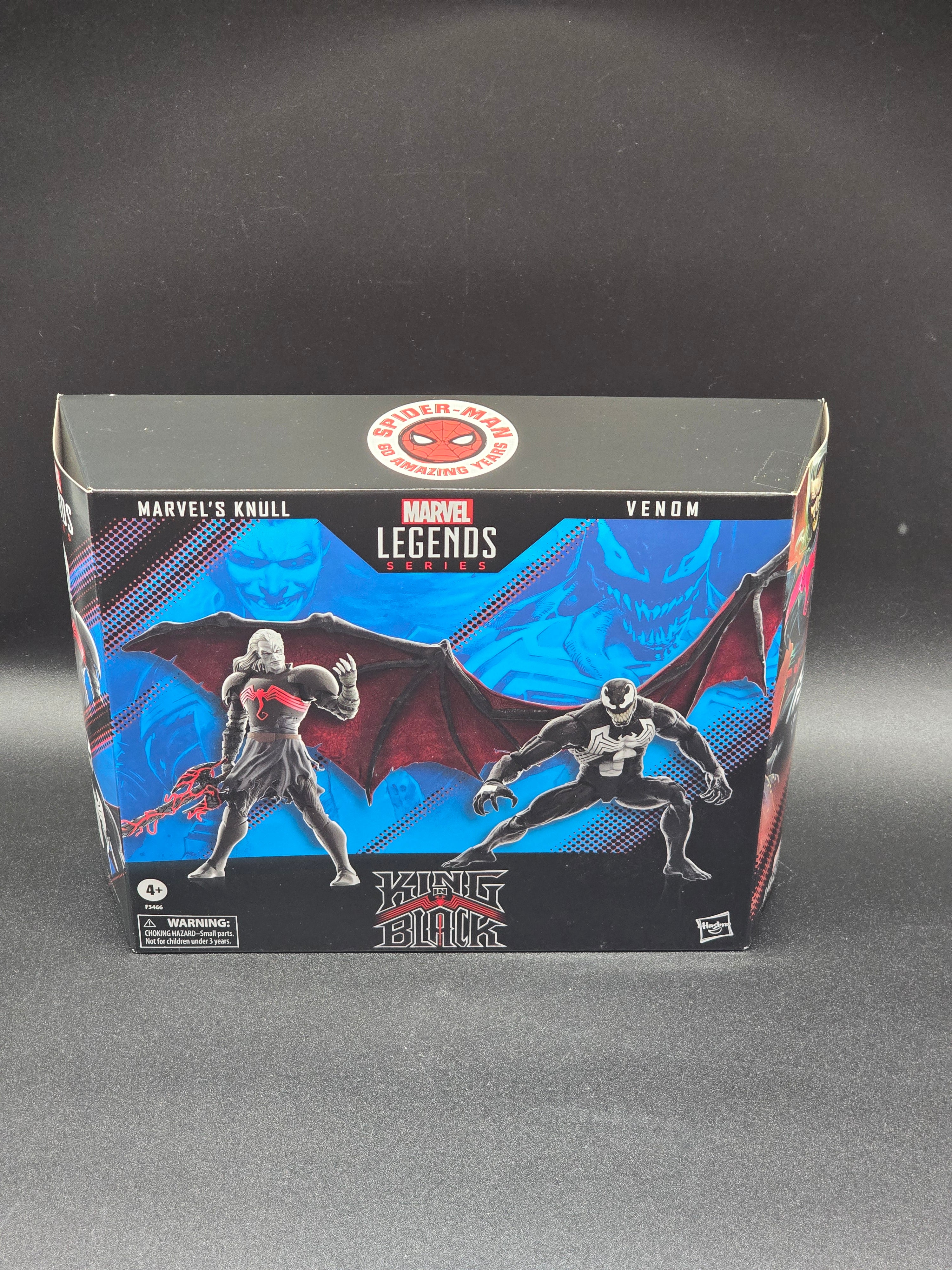 Knull and Venom 2pk set Marvel Legends King in Black Spider-Man 60th Anniversary