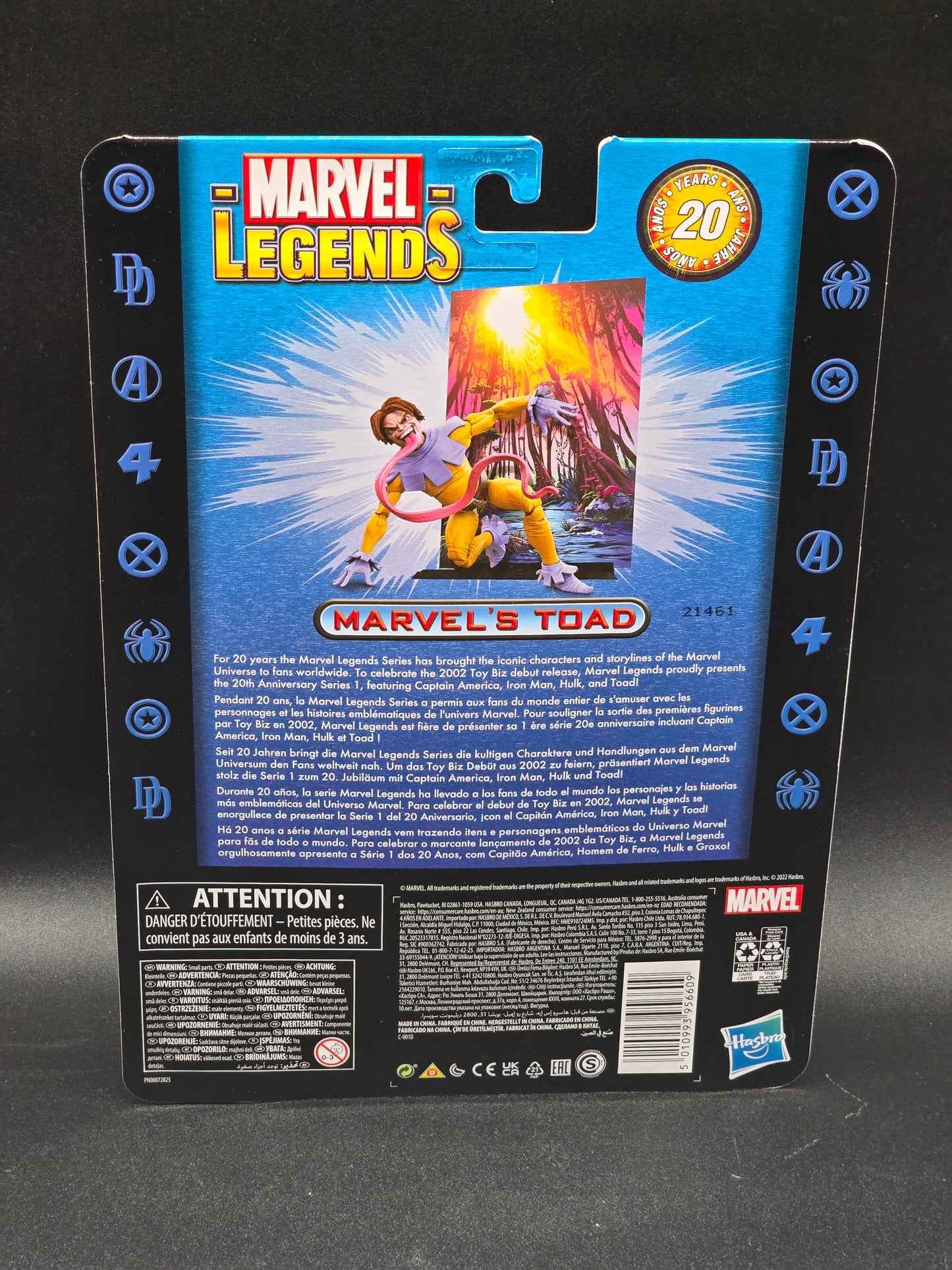 Toad Marvel Legends 20th Anniversary Series 1 Retro