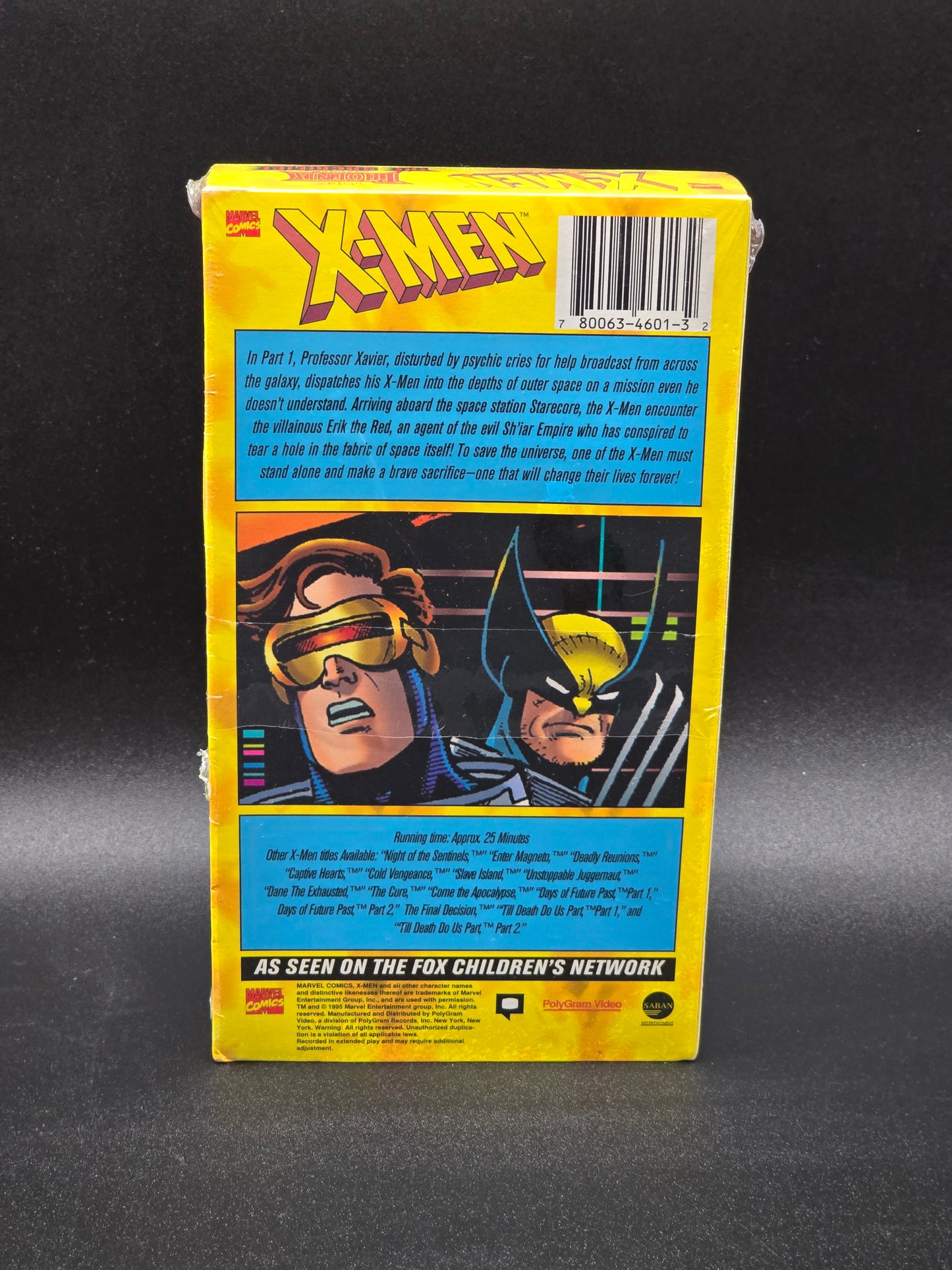 X-Men The Phoenix Saga The Sacrifice Animated series VHS S3 E3 (sealed)