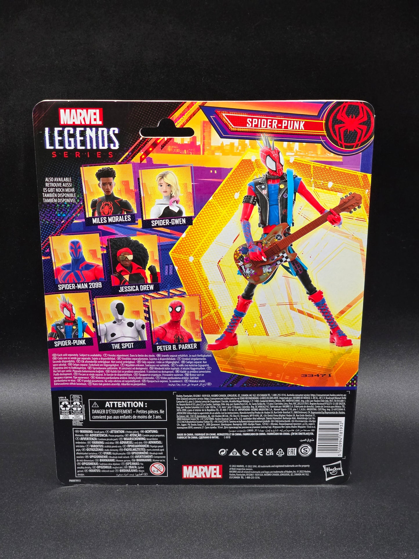 Spider-Punk Across the Spider-verse part one Marvel Legends