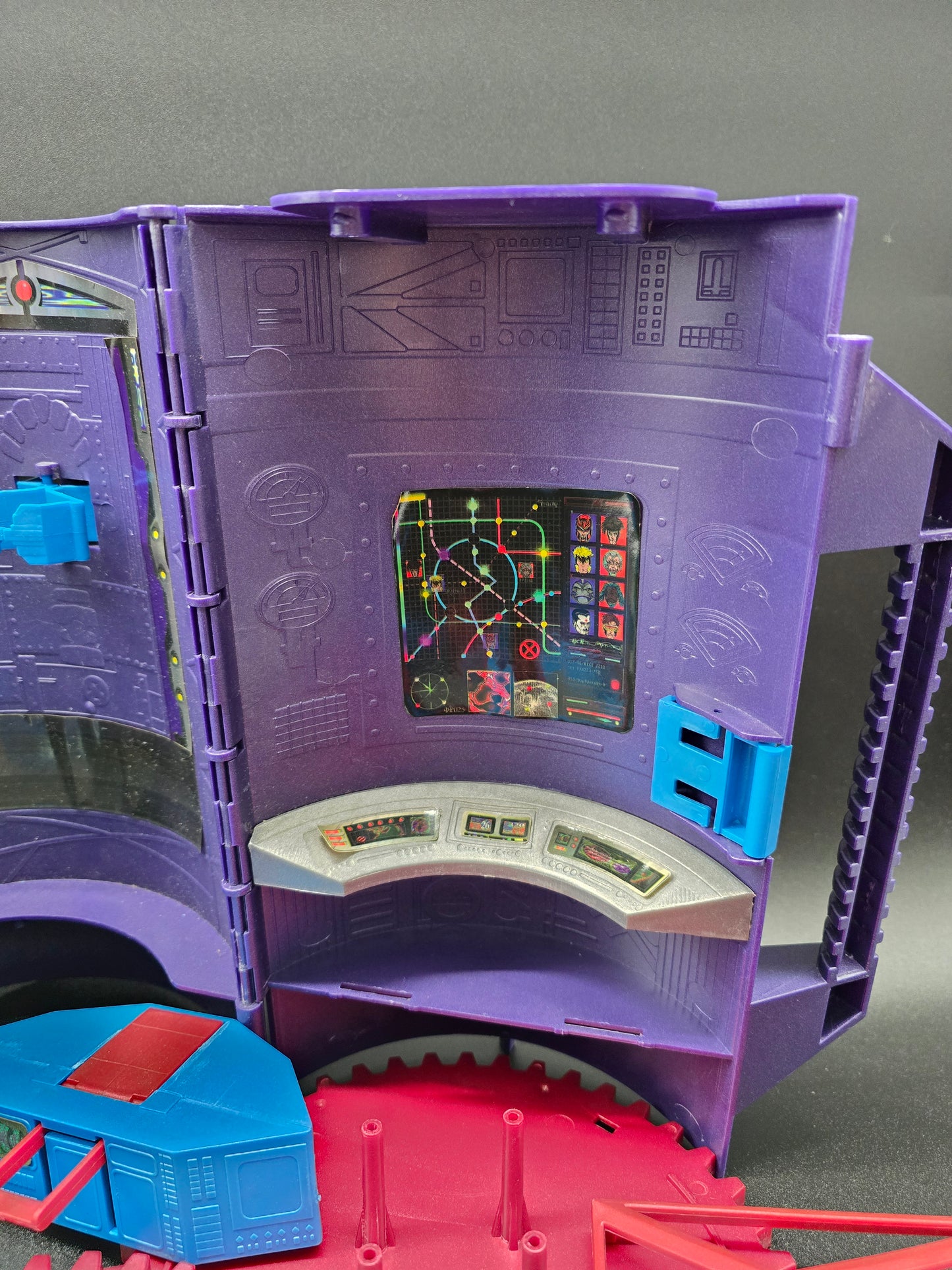 X-Men Headquarters Playset 1995 Toybiz (Open)