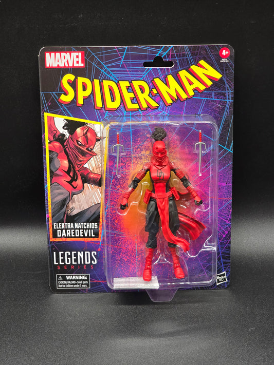Elektra Natchios Daredevil Spider-Man retro wave 1