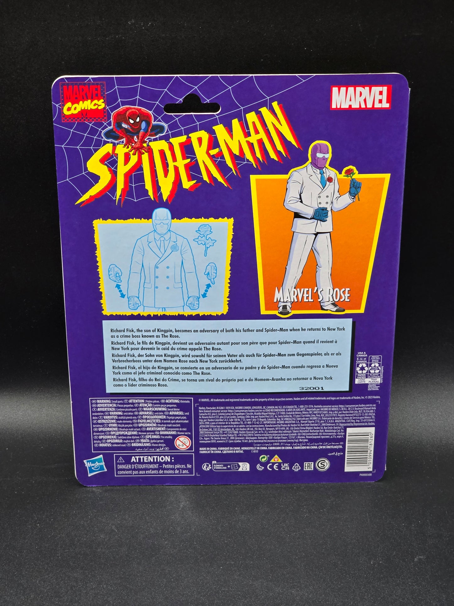Rose Spider-Man retro wave 1