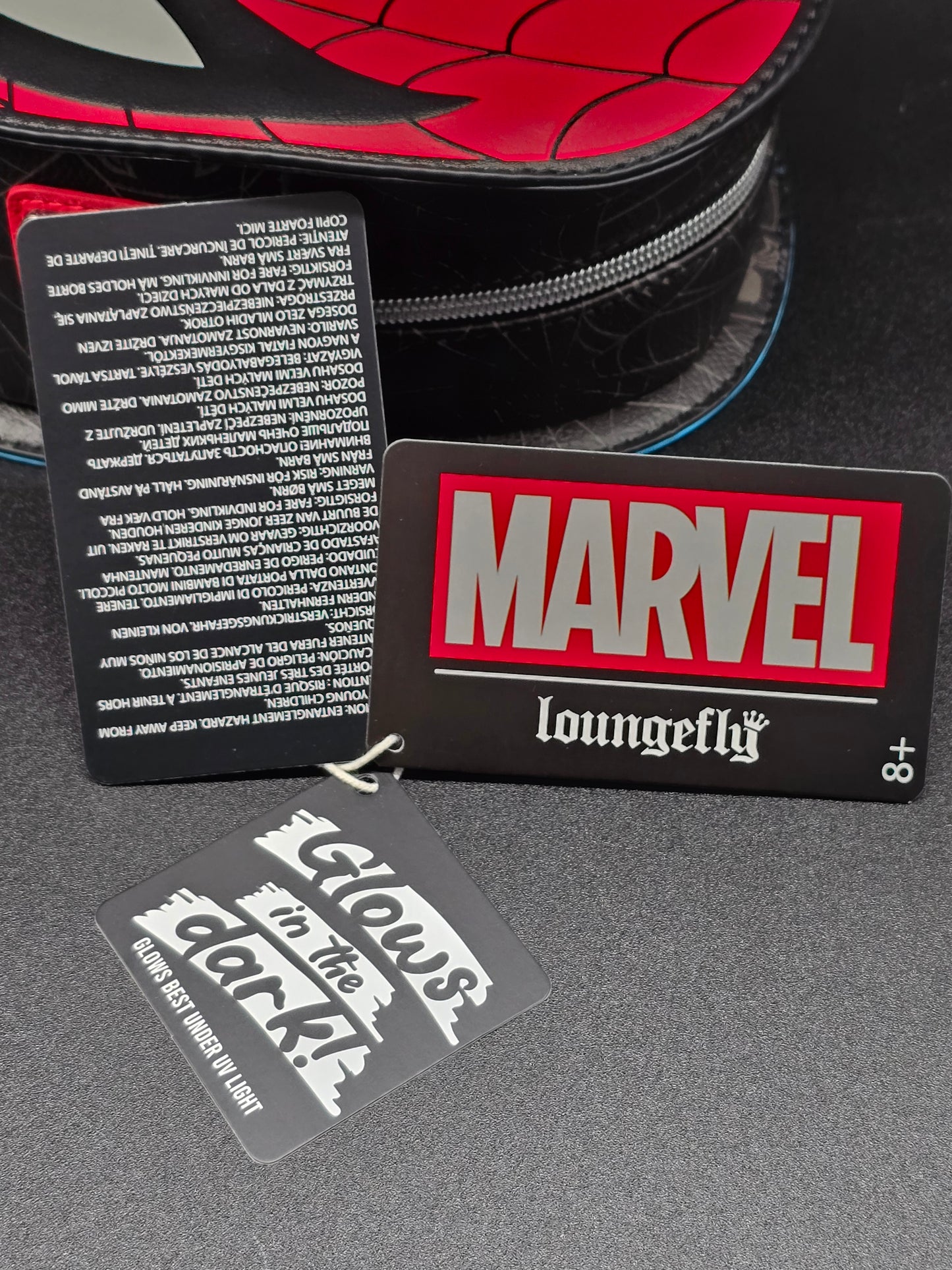 Marvel Spider-Man vs. Venom Glow-in-the-Dark Crossbody Purse - EE Exclusive - Loungefly