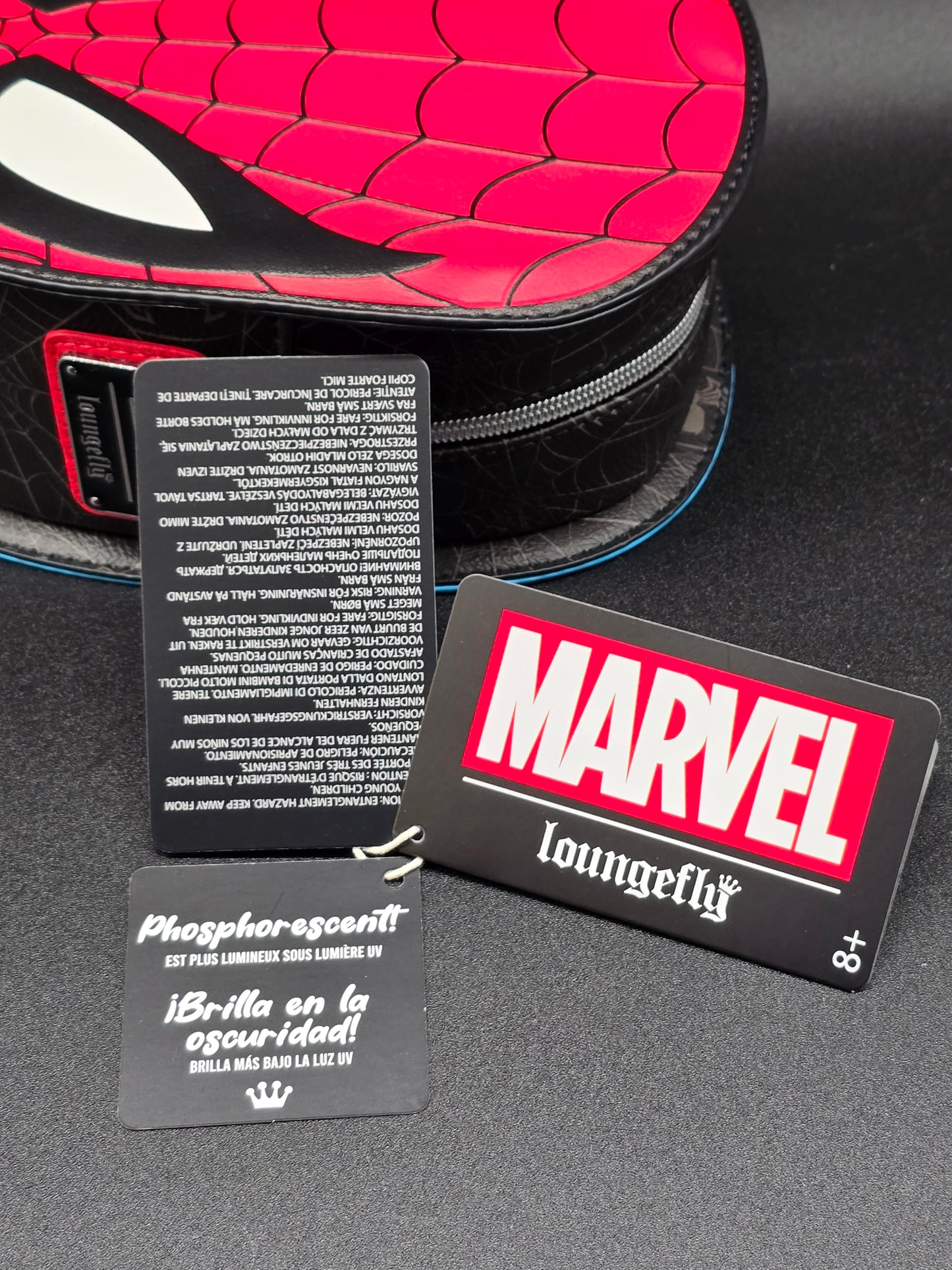 Marvel Spider-Man vs. Venom Glow-in-the-Dark Crossbody Purse - EE Exclusive - Loungefly