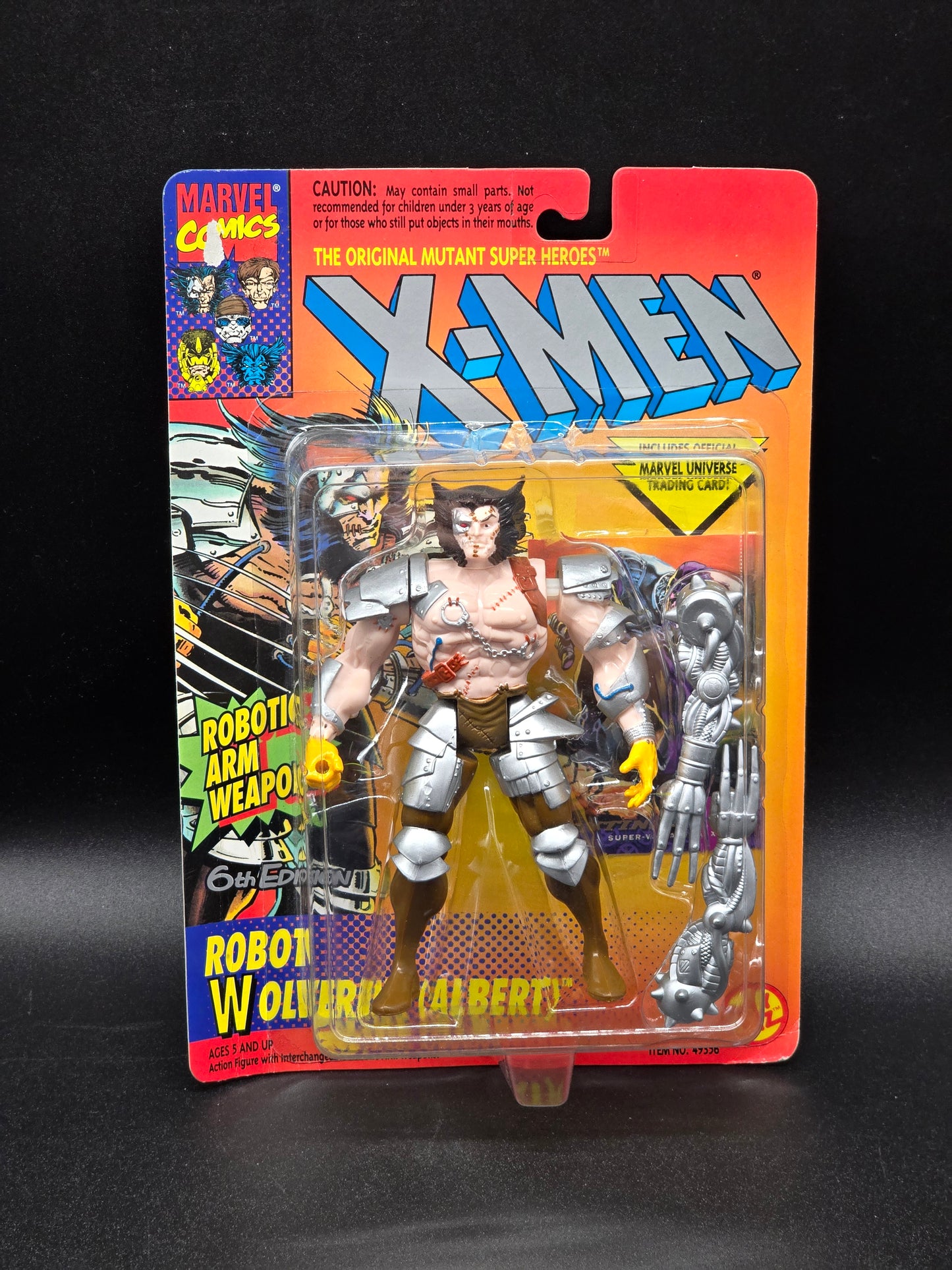 Albert Robot Wolverine 6th Edition X-Men Action Figure Toybiz 1994